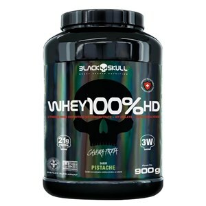 Whey Protein Black Skull 100% Hd Sabor Pistache Pote 900G