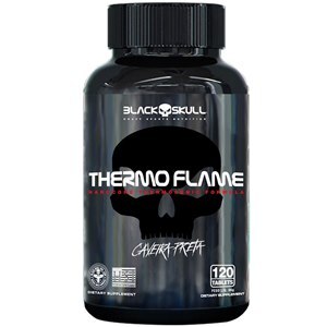 Termogênico Black Skull Thermo Flame 120 Tabletes