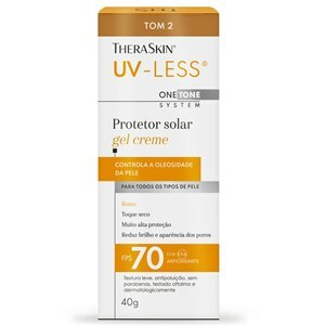 Protetor Solar Facial Uv-Less Fps 70 Gel Creme Tom 2 40G