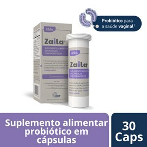 Zaila Suplemento Alimentar Com Probióticos 30 Cápsulas