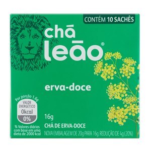 Chá Leão Erva Doce 10 Sachês