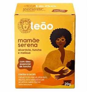 Chá Leão Fases Mamãe Serena 10 Sachês
