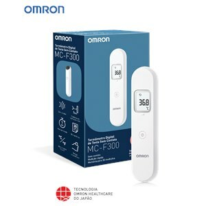 Termômetro Digital De Testa Com Sensor Infravermelho Omron - Modelo Mc F300