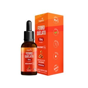 Ferro Quelato 10Mg Gotas Sabor Doce De Leite 30Ml