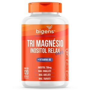 Tri Magnésio Inositol Relax + Vitamina B6 120 Cápsulas