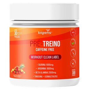 Pré - Treino Caffeine Free Sabor Morango E Abacaxi 300G