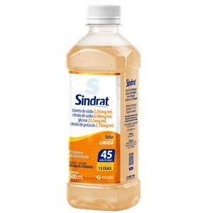 Sindrat Reidratante Oral Sabor Laranja 500Ml