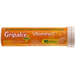 Vitamina C - Gripalcê Fast 1G 10 Comprimidos Efervescentes