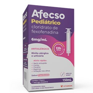 Fexofenadina - Afecso 6mg/Ml Suspensão Oral 150ml