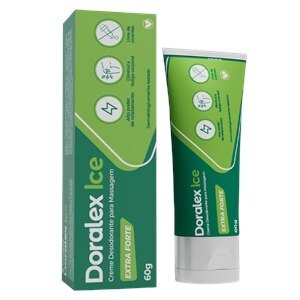 Creme Desodorante Para Massagem Doralex Ice 60g