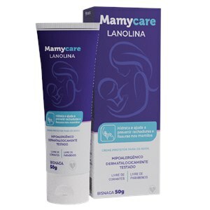 Creme Protetor Para Os Seios Lanolina Mamycare 50g 