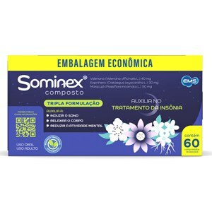 Sominex Composto 60 Comprimidos - Ems