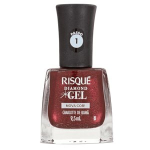 Esmalte Metálico Risqué Diamond Gel 9,5ml - Charlotte De Romã