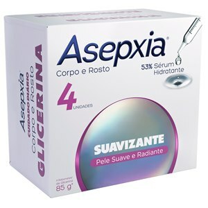 Sabonete Asepxia Suavizante 85g 4 Unidades