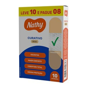 Curativo Nathy Bege 10 Unidades