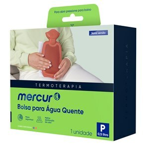 Bolsa Para Água Quente Mercur Pequena Bordô 500ml