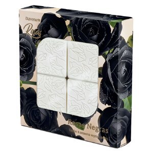 Sabonete Davene Rosas Negras Kit 40g 4 Unidades