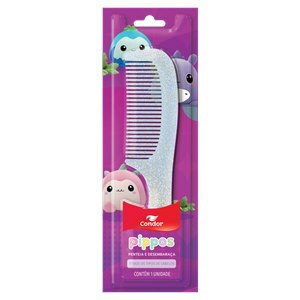 Pente Para Cabelo Condor Pippos Cores Sortidas - 1 Unidade