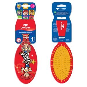 Escova Para Cabelo Oval Condor Toy Story Cores Sortidos
