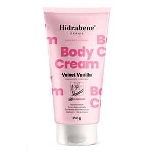 Hidratante Corporal Body Cream Velvet Vanilla Hidrabene 150g