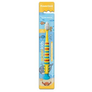 Escova Dental Infantil Ocean Kids Extra Macia +3 Anos Powerdent 1 Unidade