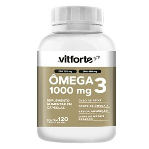 Vitforte Ômega 3 1000mg 120 Cápsulas