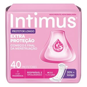 Protetor Diário Intimus Longo Extra Proteção Sem Abas 40 Unidades