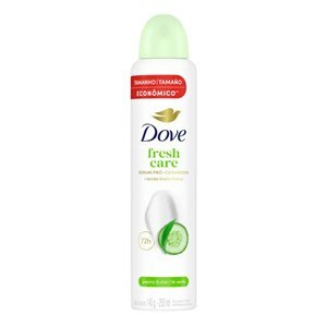 Desodorante Antitranspirante Aerossol Dove Feminino Fresh Care Pepino & Chá Verde 72h 250ml