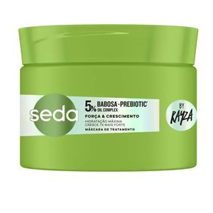Máscara De Tratamento Capilar Seda By Rayza Força E Crescimento 5% Babosa - Prebiotic 300g