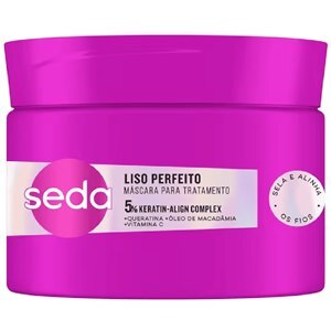 Máscara de Tratamento Capilar Seda Liso Perfeito 5% Keratin-align Complex 300g