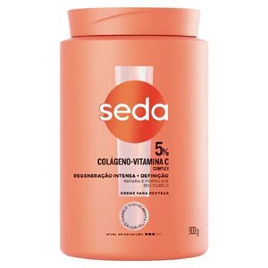 Creme Para Pentear Seda 5% Colágeno-Vitamina C Regeneração Intensa 900g