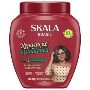 Creme Para Pentear Skala Brasil Reparação Instantânia 2 Em 1 1kg