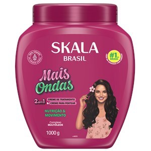 Creme Para Pentear Skala Brasil Mais Ondas 2 Em 1 1kg