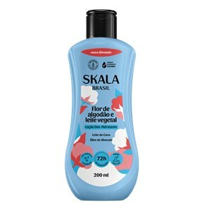 Loção Hidratante Corporal Skala Brasil Flor De Algodão E Leite Vegetal 200ml