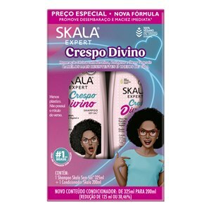 Shampoo + Condicionador Skala Expert Crespo Divino 325ml + 200ml