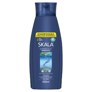 Shampoo Anticaspa 2 Em 1 600ml Skala