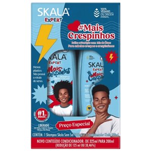 Shampoo 325ml + Condicionador 200ml Mais Crespinhos Skala