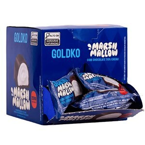 Bombom Chocolate 70% Cacau Com Marshmellow Goldk 11,5 G