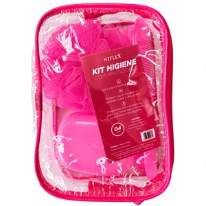 Kit Higiene Bucha + Saboneteira + Porta Escova + Pente