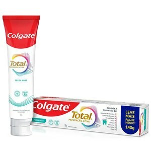 Creme Dental Colgate Total Prevenção Ativa Fresh Mint 140g