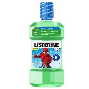 Enxaguante Antisséptico Bucal Listerine Kids Menta Suave sem Álcool 250ml