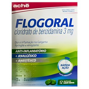 FLOGORAL MENTA 12 PASTILHAS