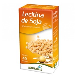 Lecitina De Soja Bionatus 500Mg 45 Cápsulas