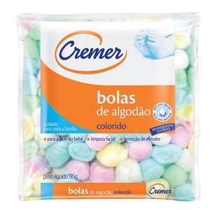 Algodão Cremer Bolas Coloridas 95G