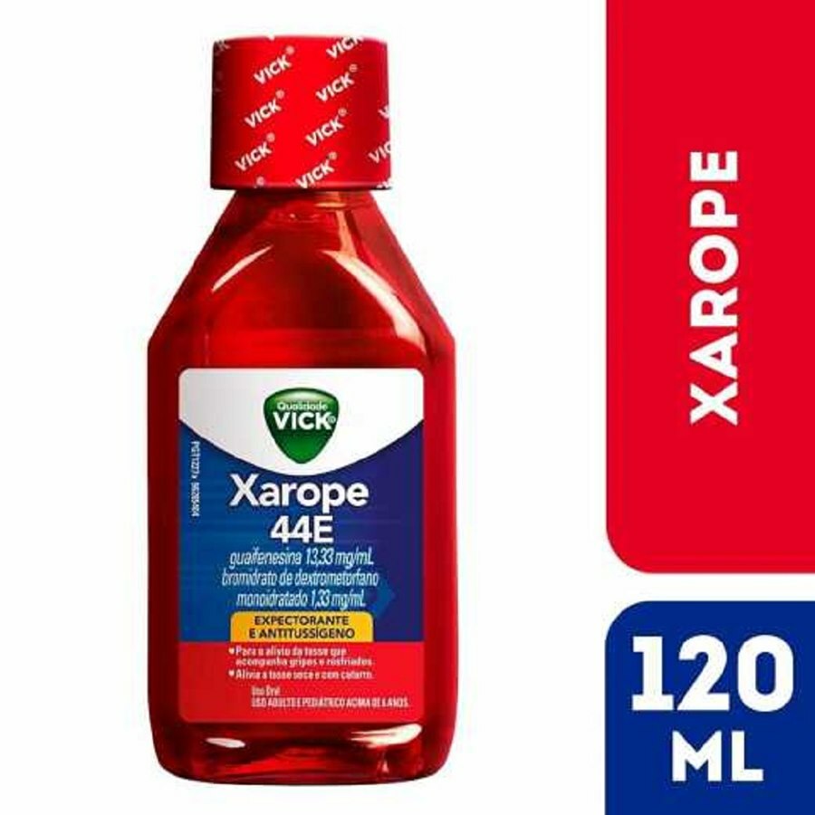 VICK 44E XAROPE 120ML (ADULTO E PEDIÁTRICO ACIMA DE 6 ANOS) - Ultrafarma