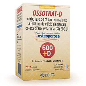 Ossotrat - D 1200Mg + 400Ui 60 Comprimidos Revestidos