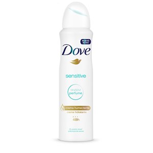 Desodorante Antitranspirante Aerossol Dove Sensitive Feminino 72H 150Ml