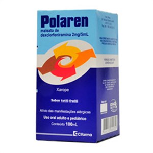 Dexclorfeniramina - Polaren Xarope Tutti-Frutti 100Ml