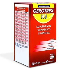 GEROTREX H3 POLIVITAMÍNICO 30 COMPRIMIDOS