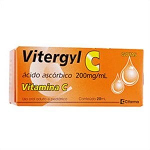 Vitamina C - Vitergyl C Sabor Caramelo Gotas 20Ml